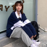 バイカラーメンズライクスウェット