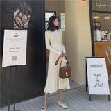 2typeリブニットワンピース