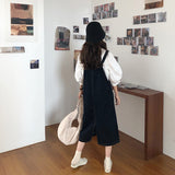 ナチュラルサロペットワンピース