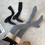 ニーハイソックスブーツ