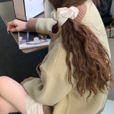 バイカラーボタンカーディガン