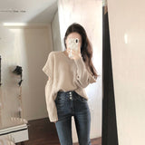 スリーブオープンリブニット+スカートSET