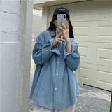 ビッグオーバーコーデュロイシャツ