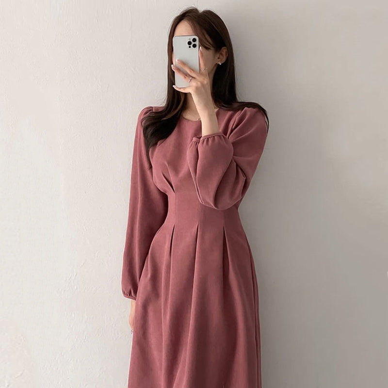 ウエストマークレディワンピース