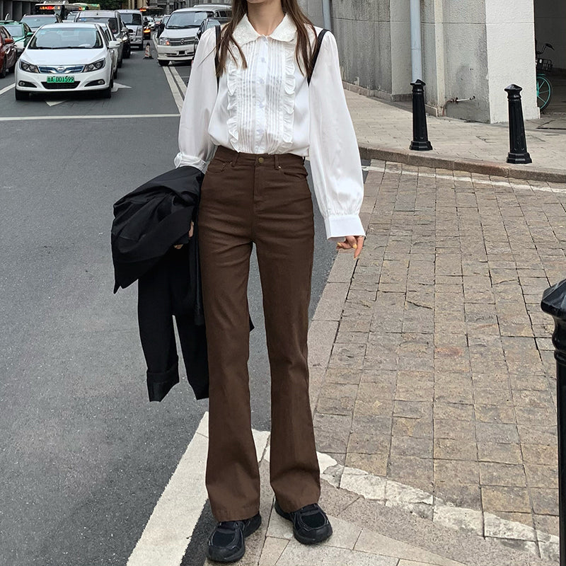 スリムカバーフレアデニム