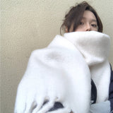 モヘアボリュームマフラー