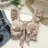 フリルシフォンビスチェ