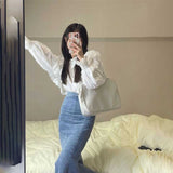 デニムマーメイドスカート