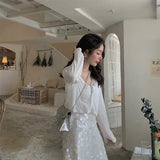 ショートシアーカーディガン