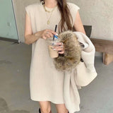 クロップドニット&ワンピースSET