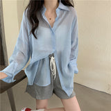 ナチュラルシアーシャツ