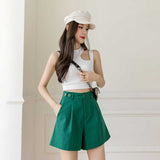 シンプルタックハーフパンツ