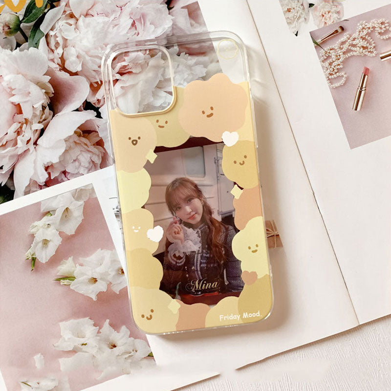 メンカラゆるフレームiPhoneケース