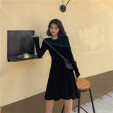 2typeリブニットワンピース