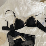 ヴィンテージレースブラ&ショーツSET