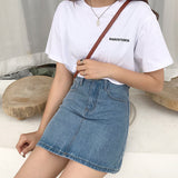 デニムタイトスカート