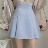 センターワイドプリーツスカート