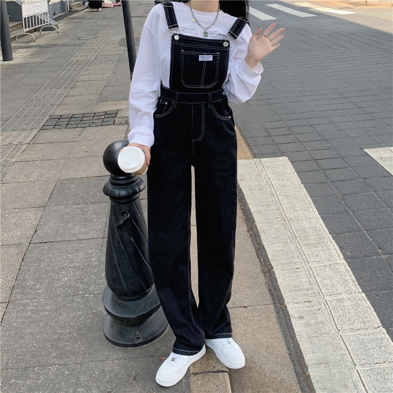 カジュアルデニムサロペット