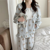 ガーリーベアレースルームウェア