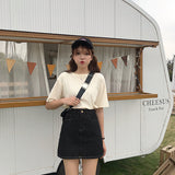 デニムタイトスカート