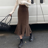 サイドスリットマーメイドスカート