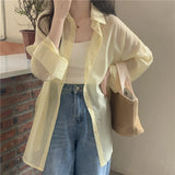 ナチュラルシアーシャツ