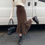 サイドスリットマーメイドスカート