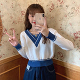 クロスネックニットトップス