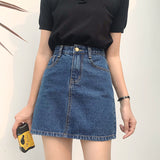 デニムタイトスカート