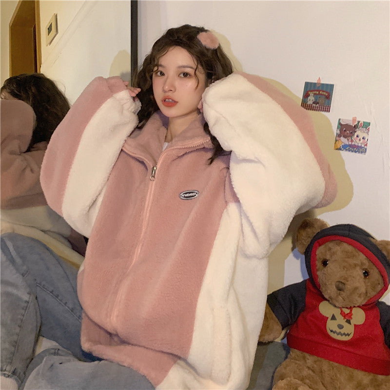 オーバーメンズライクボアパーカー