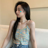 パールチェーンマーブルキャミソール