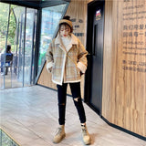 モカチェックフライトジャケット