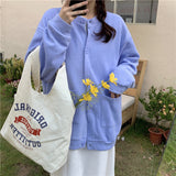 クルーネックシンプルカーディガン