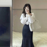 デニムマーメイドスカート