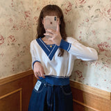 クロスネックニットトップス