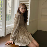 小花シフォンワンピース