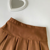 ロゴベアショートニット&スカートSET