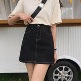 デニムタイトスカート