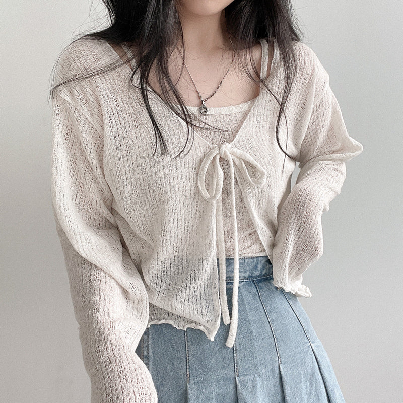 スルールーズカーディガン&キャミソールSET