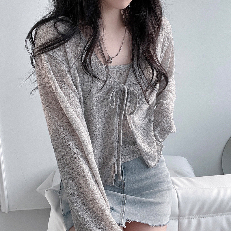 スルールーズカーディガン&キャミソールSET