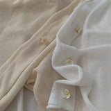 ショートシアーカーディガン