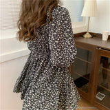 小花シフォンワンピース