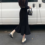 サイドスリットマーメイドスカート