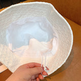 デザインリネンバケットハット