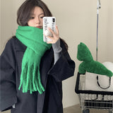 モヘアボリュームマフラー