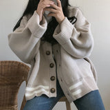 アクセントラインカーディガン