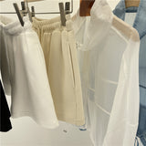 カジュアルコットンショートパンツ