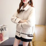 フライトボタンボアジャケット