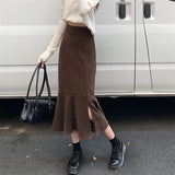 サイドスリットマーメイドスカート