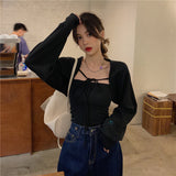 ブラックボレロカーディガン